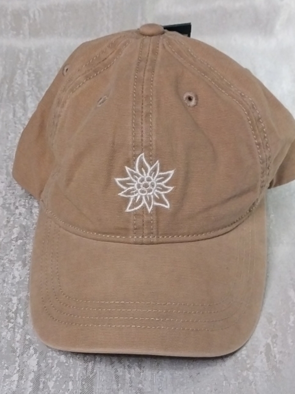Alpine Design Tan Baseball Cap with White Embroidered Logo